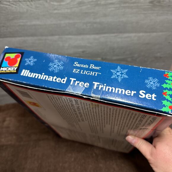 DISNEY MICKEY UNLIMITED SANTA'S BEST EZ LIGHT ILLUMINATED TREE STRING LIGHTS - Picture 5 of 12